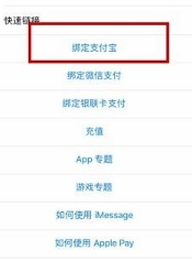 支付宝怎么绑定IOS的APPStore