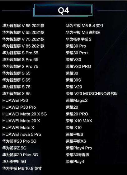 荣耀v30Pro和荣耀v30Pro+怎么升级鸿蒙系统